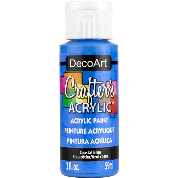CRAFTER'S ACRYLIC COASTAL BLUE - DCA124