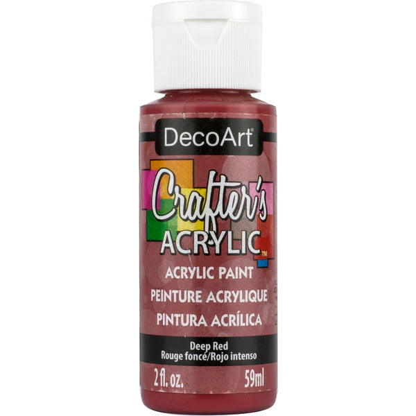CRAFTER'S ACRYLIC DEEP RED - DCA21