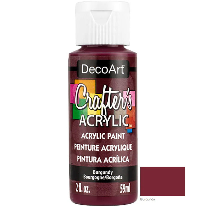 CRAFTER'S ACRYLIC BURGUNDY - DCA23