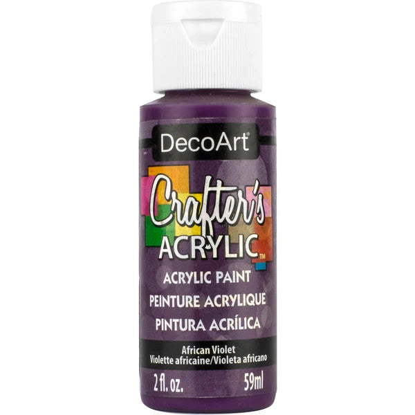 CRAFTER'S ACRYLIC AFRICAN VIOLET - DCA74