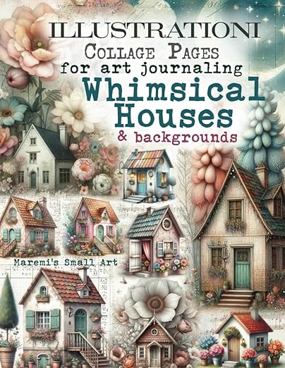 MAREMI'S SMALL ART BOOK BY MARTA LAPKOWSKA  WHIMSICAL HOUSES AND BACKGROUND - MOD2076423330