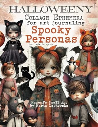MAREMI'S SMALL ART BOOK BY MARTA LAPKOWSKA  HALLOWEENY SPOOKY PERSONAS - M0D2078419126