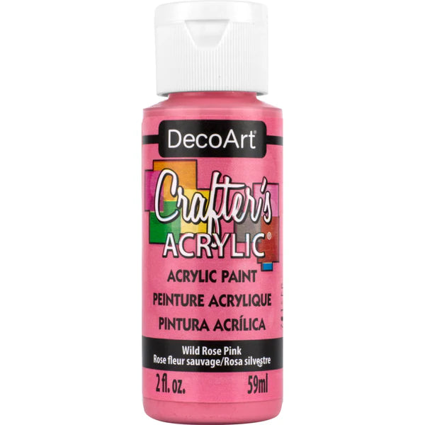 CRAFTER'S ACRYLIC WILD ROSE PINK - DCA69