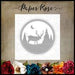 PAPER ROSE DIE REINDEER SCENCE FRAME