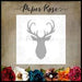 PAPER ROSE DIE DEER HEAD