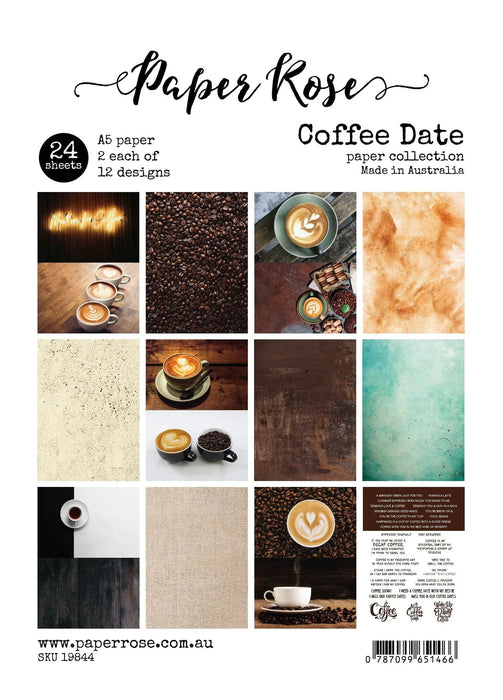 PAPER ROSE PAPER PAD A5 COFFEE DATE - 19844