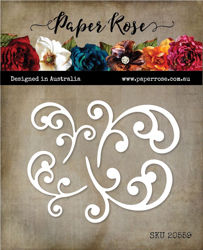 PAPER ROSE CHUNKY FLOURISH DIE - 20559