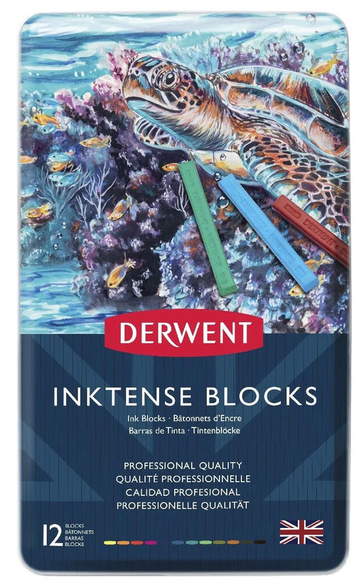DERWENT INKTENSE BLOCKS TIN 12 - 230042