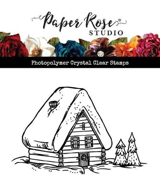 PAPER ROSE STAMPS GINGERBREAD HUT - 23830