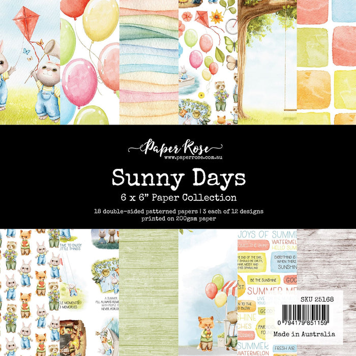 PAPER ROSE PAPER 6 X 6 SUNNY DAYS - 25168