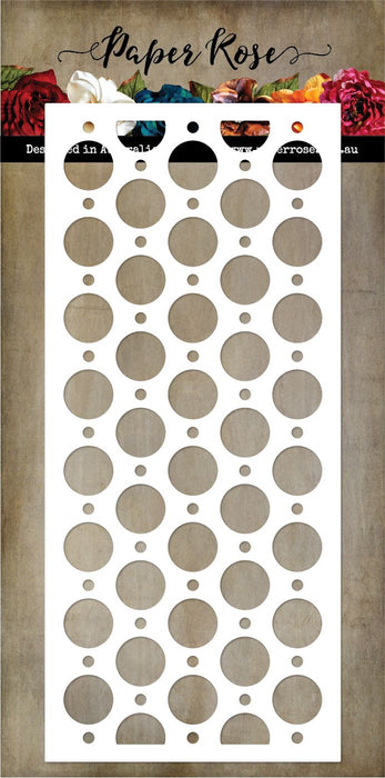 PAPER ROSE DIE SPOTS AND DOTS SLIMLINE COVERPLATE - 26074
