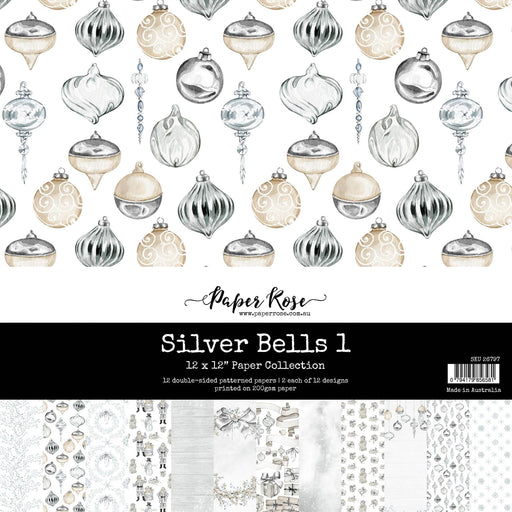 PAPER ROSE SILVER BELLS 1 12X12 PAPER COLLECTION - 26797