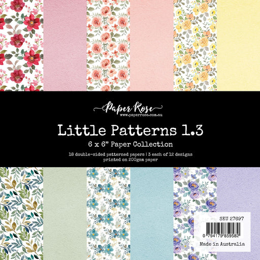 PAPER ROSE LITTLE PATTERNS 1.3 6X6 PAPER COLLECTION - 27697
