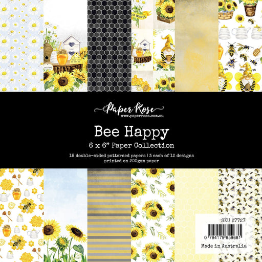 PAPER ROSE BEE HAPPY 6X6 PAPER COLLECTION - 27727