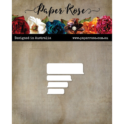 PAPER ROSE DIE TEXT SPEECH - 28426