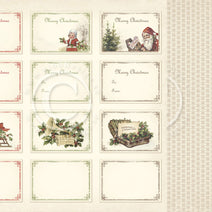PION 12X12 CHRISTMAS IN NORWAY  LABELS