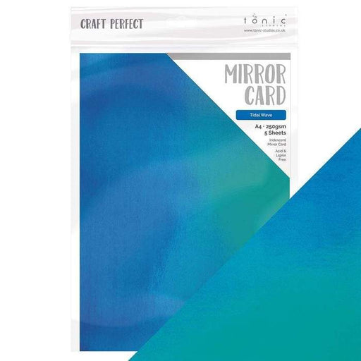 TONIC CRAFT PERFECT  MIRROR CARD  TIDAL WAVE A4 PKT 5