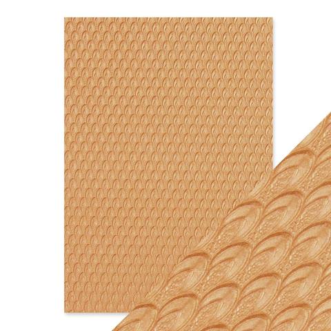 TONIC CRAFT PERFECT CARD STOCK A4 5PK  GOLDEN SCALES