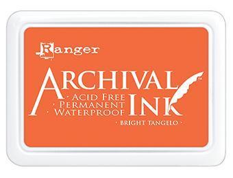 RANGER ARCHIVAL INK PAD BRIGHT TANGELO