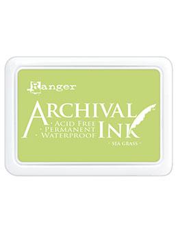 ARCHIVAL INK STAMP PAD SEA GRASS