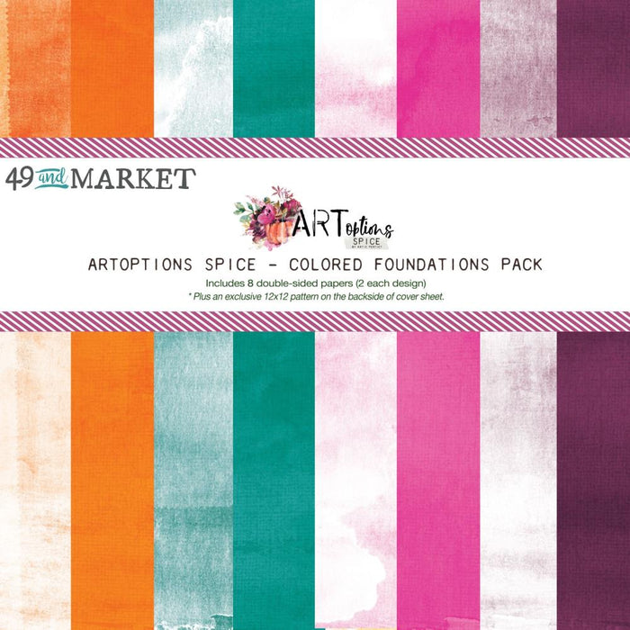 49 AND MARKET ART TOPTIONS SPICE 12X12 COLOR COLLECTION PACK - AOS-25149