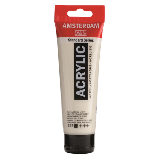 AMSTERDAM  ACRYLICS  PAINT 120ML NAPLES YELLOW LIGHT