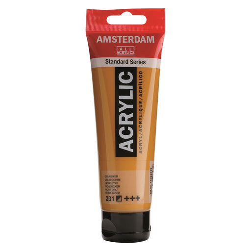 AMSTERDAM  ACRYLICS  PAINT 120ML GOLD OCHRE