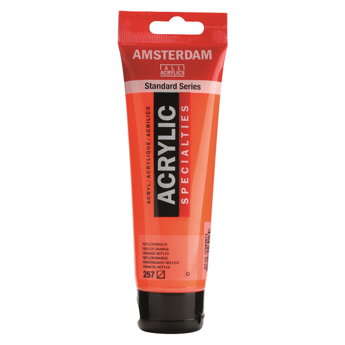 AMSTERDAM  ACRYLICS  PAINT 120ML REFLEX ORANGE
