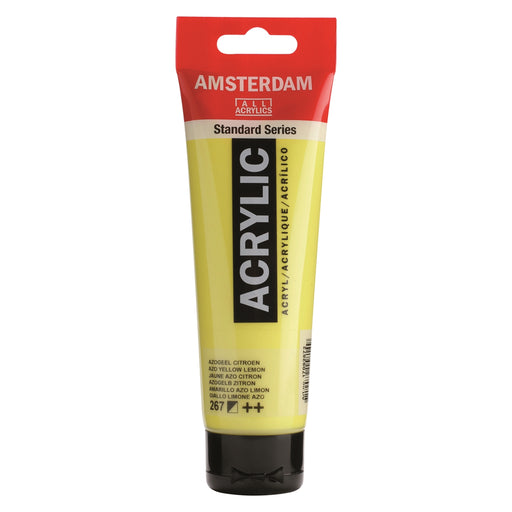 AMSTERDAM  ACRYLICS  PAINT 120ML AZO YELLOW LEMON