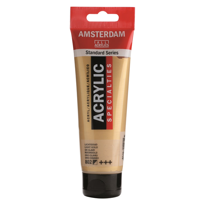 AMSTERDAM  ACRYLICS  PAINT 120ML LIGHT GOLD