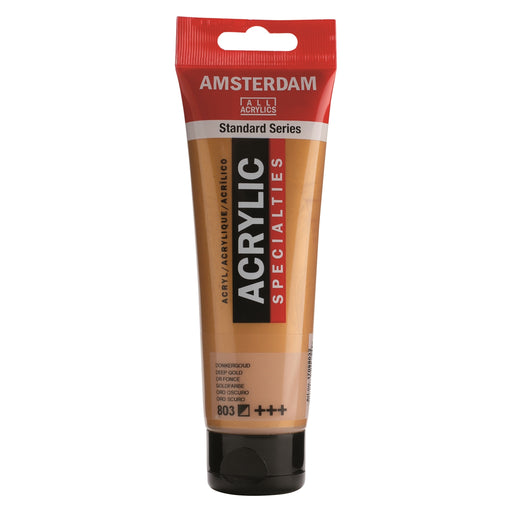 AMSTERDAM  ACRYLICS  PAINT 120ML DEEP GOLD