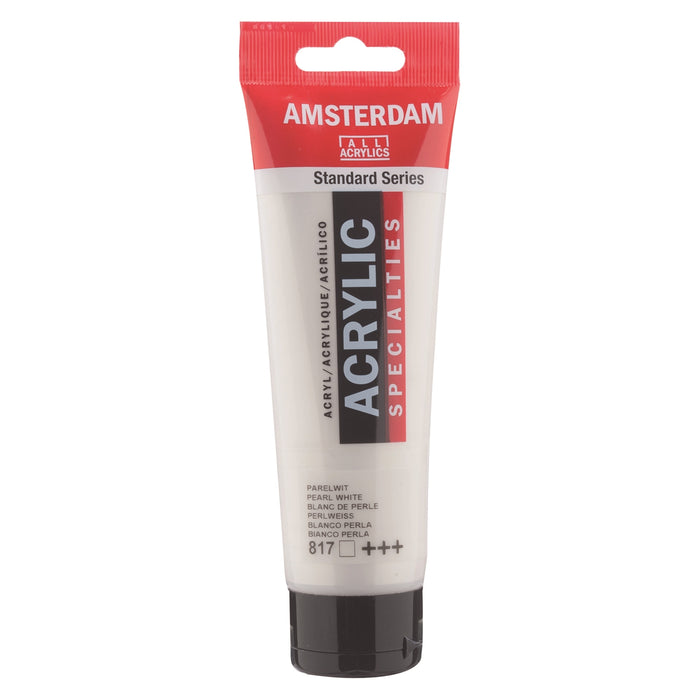 AMSTERDAM  ACRYLICS  PAINT 120ML PEARL WHITE