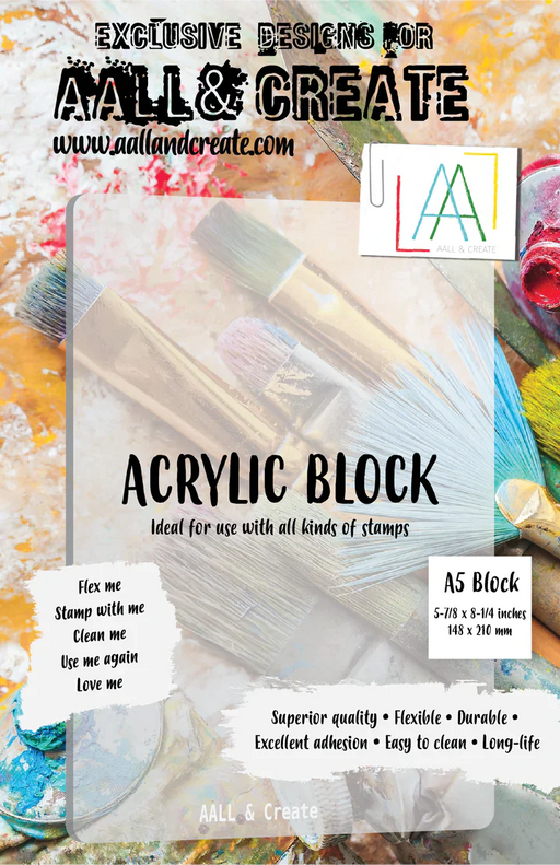 AALL & CREATE A5 ACRYLIC BLOCK