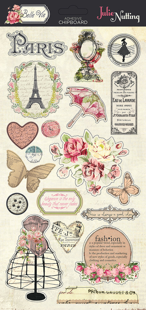 PHOTO PLAY CHIPBOARD ADHESIVE BELLE VIE