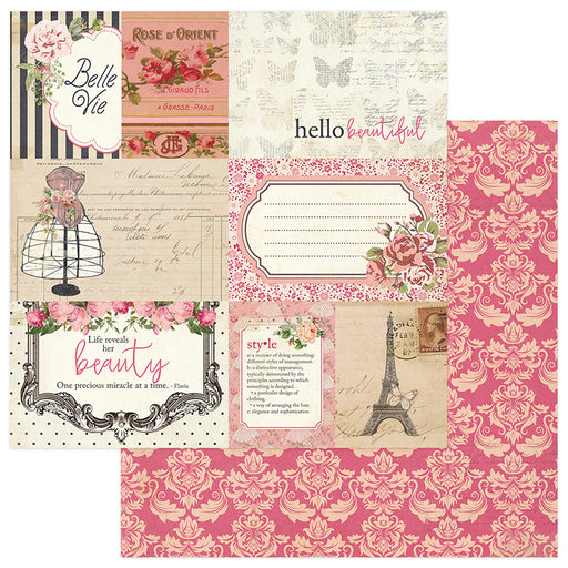 PHOTO PLAY 12X12 PAPER BELLE VIE 3X4 4X6 CARDS