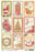 CIAO BELLA RICE PAPER A4 PIUMA HOLIDAY GREETINGS CARDS - CBRP386