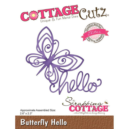COTTAGE CUTZ BUTTERFLY HELLO