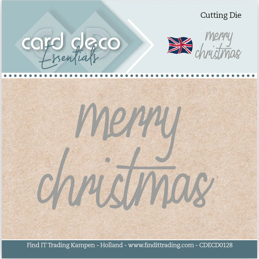 CARD DECO ESSENTIALS MERRY CHRISTMAS DIE - CDECD0128