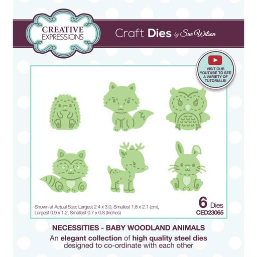 CREATIVE EXPRESSIONS SUE WILSON NECESSITIES BABY WOODLAND AN - CED23065