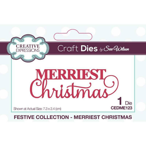 CREATIVE EXPR SUE WILSON MINI EXPRESSIONS WITH MERRIEST XMAS - CEDME123
