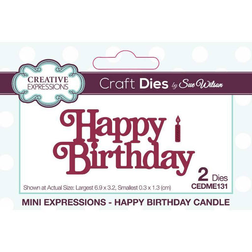 CREATIVE EXPRESSIONS SUE WILSON MINI EXPRESSIONS HAPPY BIRTH - CEDME131