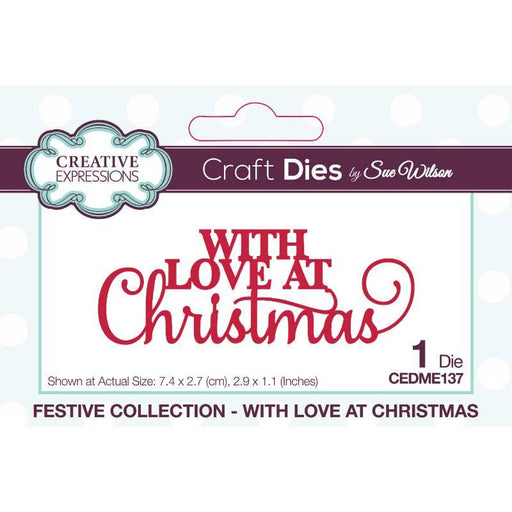 CREATIVE EXPR SUE WILSON MINI EXPRESSIONS WITH LOVE XMAS - CEDME137