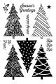 IMPRESSION OBSESSION  CLEAR STAMP XMAS TREE