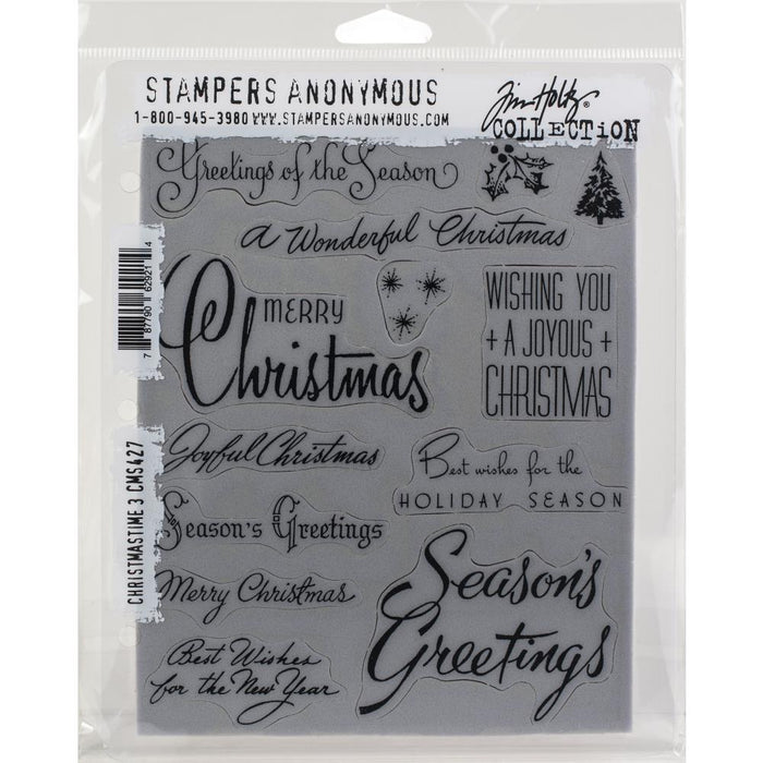 STAMPERS ANONYMOUS CLING STAMP CHRISTMASTIME - CMS427