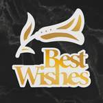 COUTURE CREATIONS MINI CUT AND EMBOSS DIE BEST WISHES - CO726716