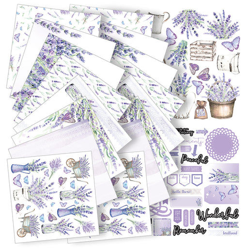 COUTURE CREATIONS LAVENDER LOVE 12 X 12 COLLECTION KIT - CO728737