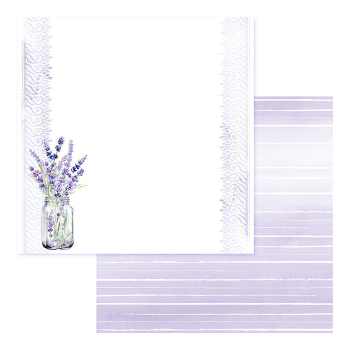 COUTURE CREATIONS LAVENDER LOVE 12 X 12 PAPER 05 - CO728744