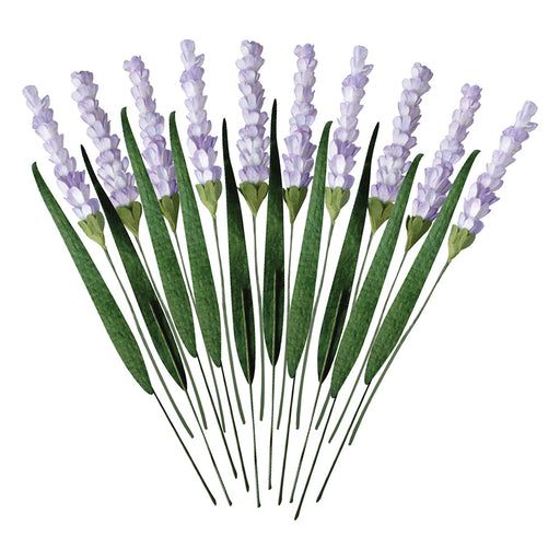 COUTURE CREATIONS LAVENDER LOCE PAPER FLOWERS LILAC AND STEM - CO728758