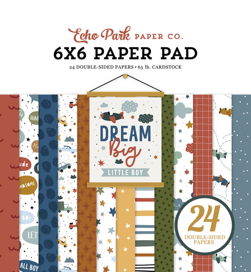 DREAM BIG LITTLE BOY 6 X 6 PAPER PAD - BB304023