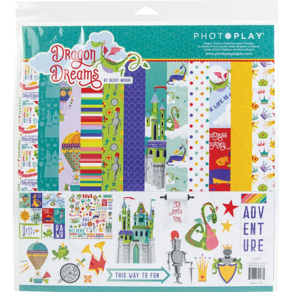 PHOTOPLAY DRAGON DREAMS 12 X 12 PAPER PACK - DDR2188